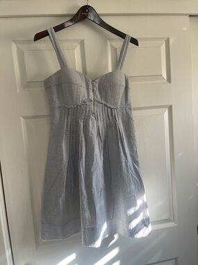 White & Grey Jessica Simpson Mini Dress